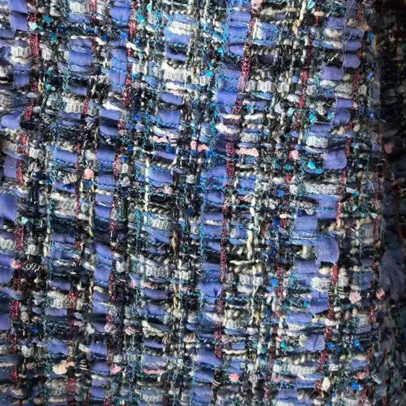 Sewing Tweed - Blue Yarn-dyed Heavy Industry Tweed Premium