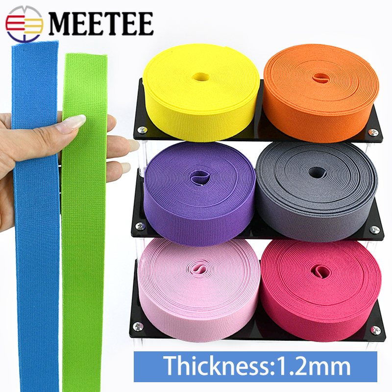 Binding Tape Bias - 3/5Meters 20-50mm Flat Elastic Band Pants