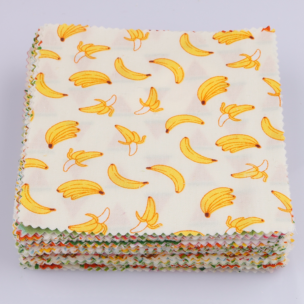 Sewing Lab - 12Pcs/Set Fruit Series Printed Cotton Twill