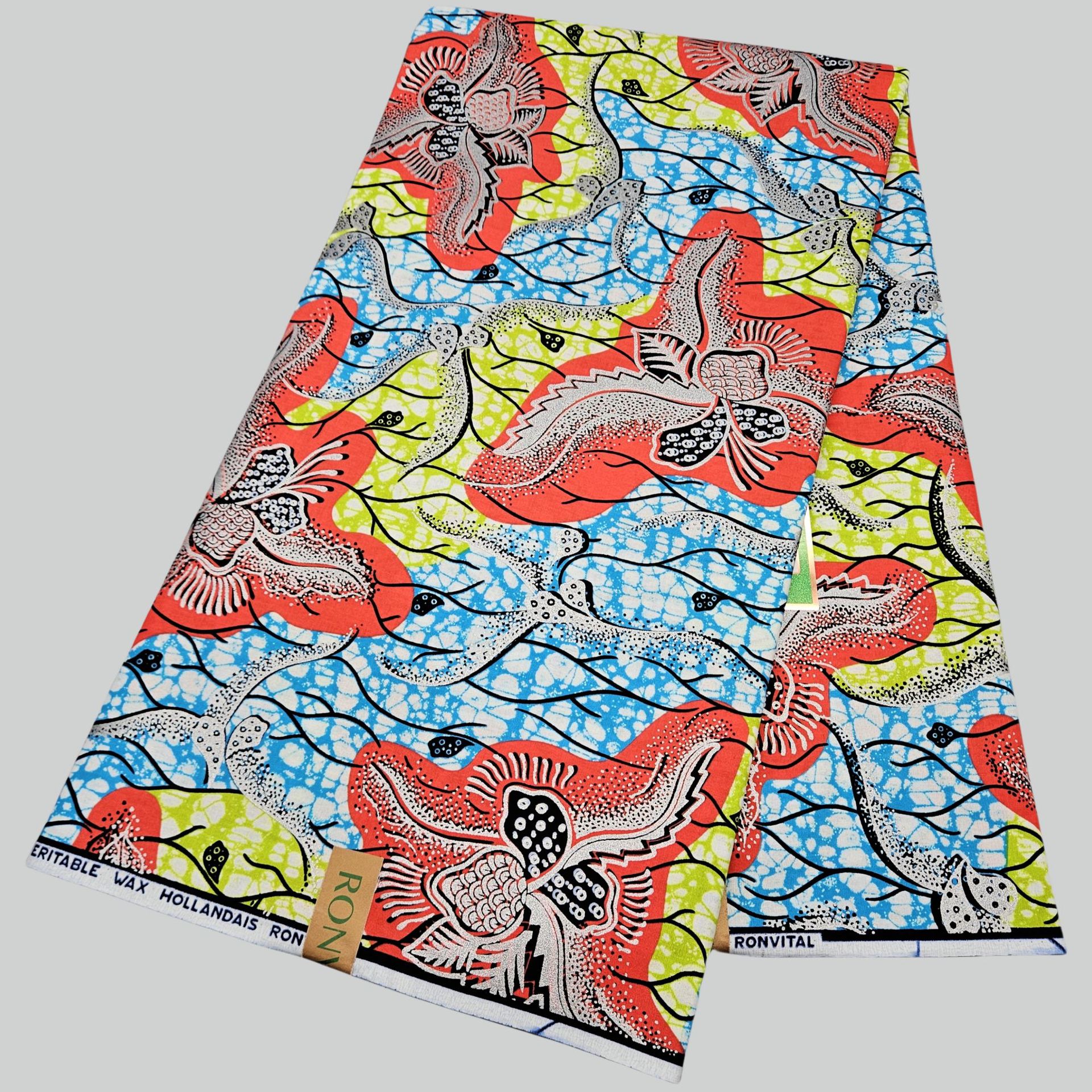 Sewing Batik - 6Yards Long Printed Multicolor Cotton African