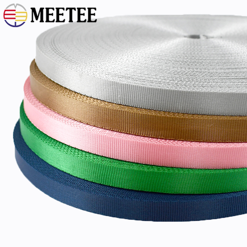 Binding Tape Bias - Meetee 45Meters 10mm Nylon Webbing Belt