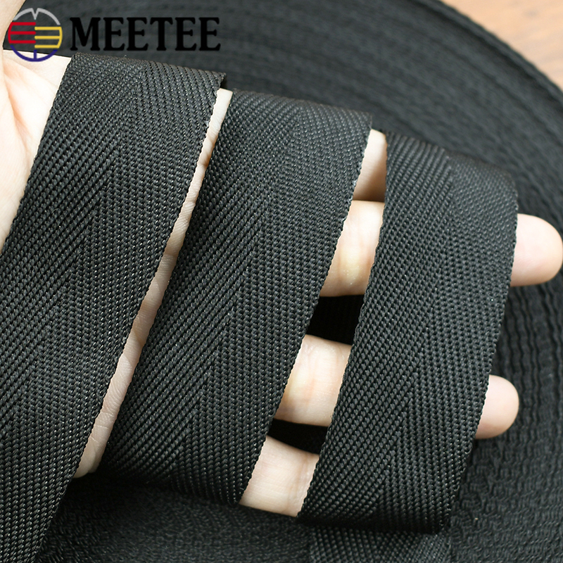 Binding Tape Bias - 10/20Pcs 0.9mm Black Polypropylene Webbing Ribbon