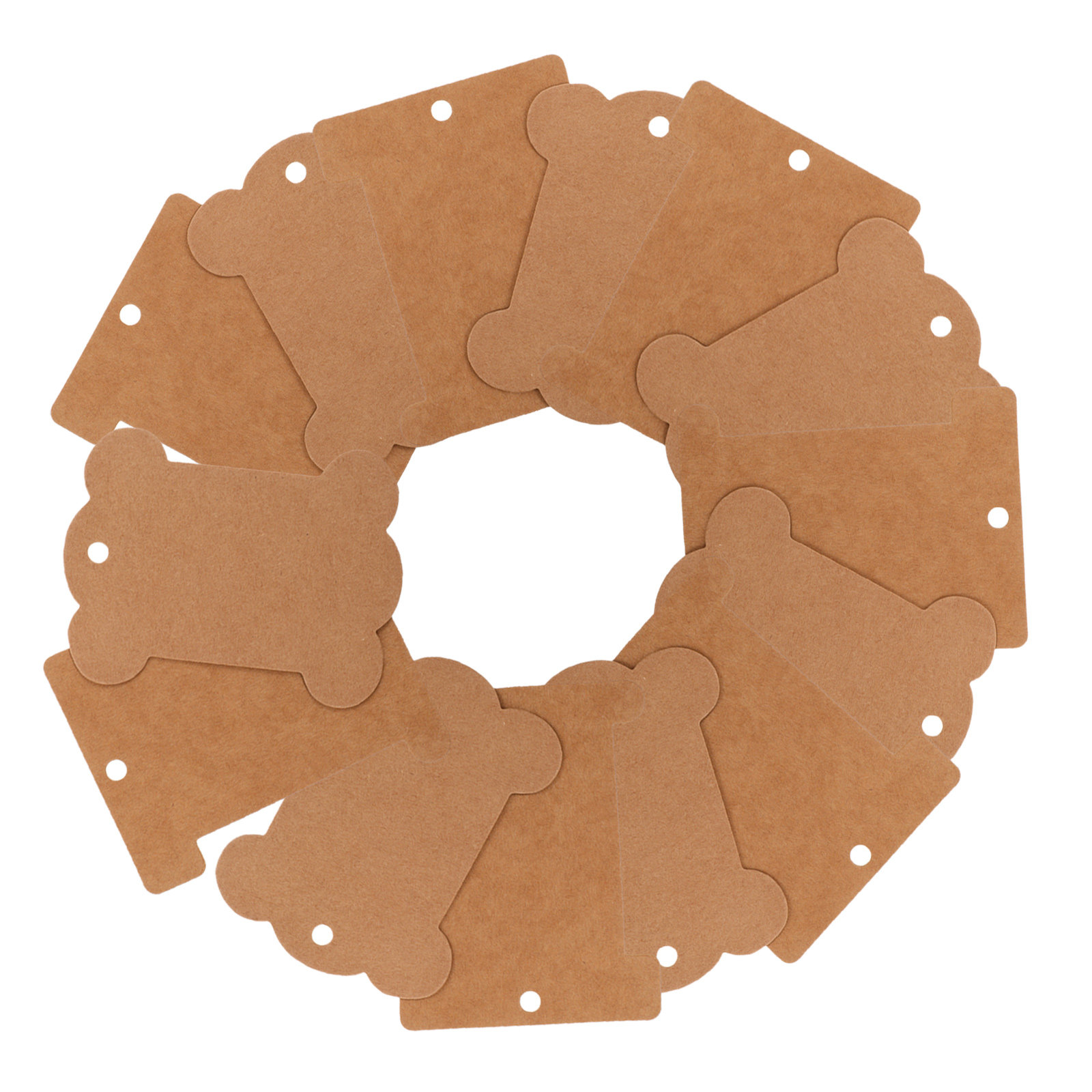 Embroidery Floss Thread - 80Pcs Thickened Enlarged Bone Shape Kraft