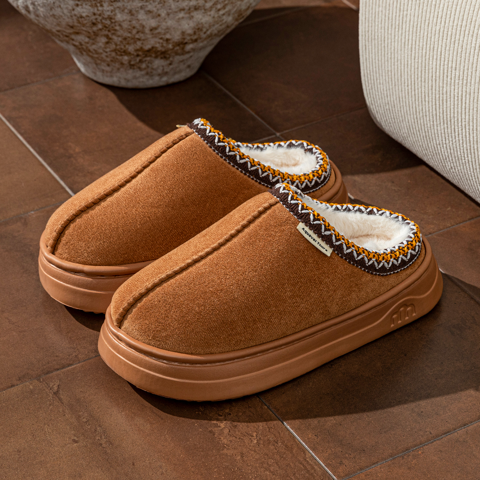 Winter Women's Slippers Boots  - Sewing Cotton ulasan dan harga
