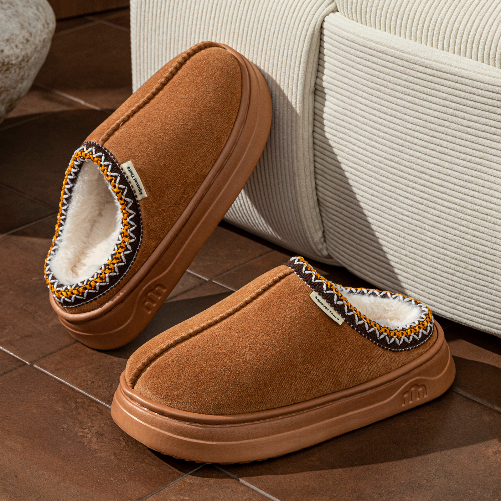 Winter Women's Slippers Boots  - Sewing Cotton ulasan dan harga