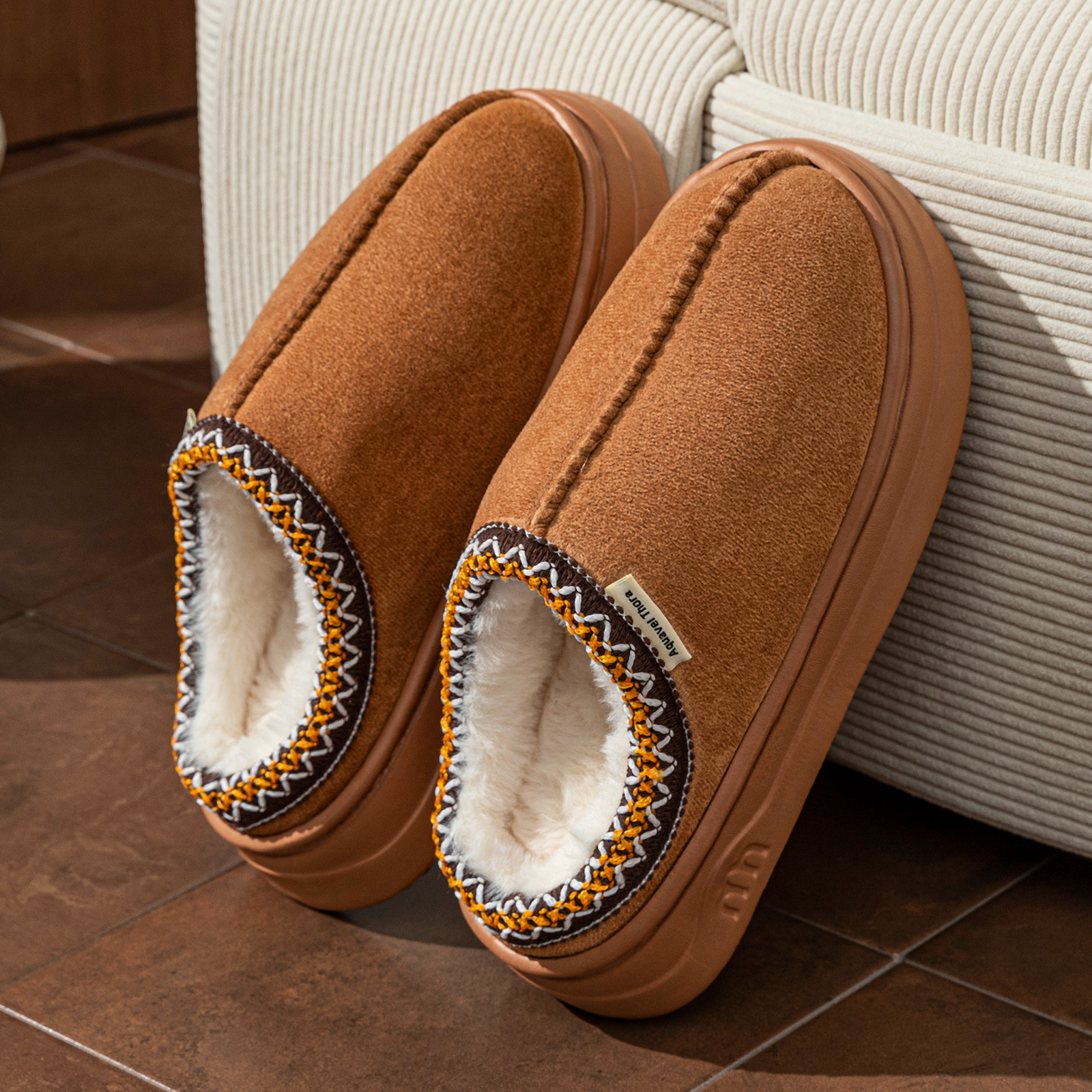 Winter Women's Slippers Boots  - Sewing Cotton ulasan dan harga