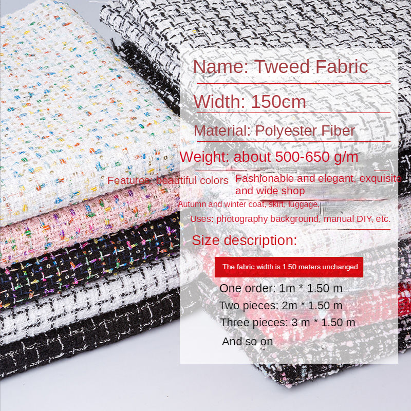 Tweed Fabric By The Meter for  - Sewing Tweed ulasan dan harga