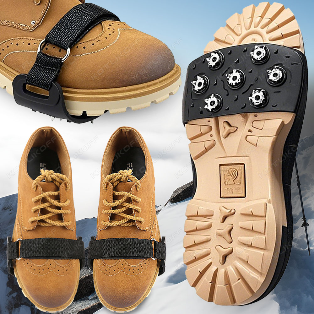 7-Stud Traction Ice Grippers A - Gripper Foot Walking ulasan dan harga