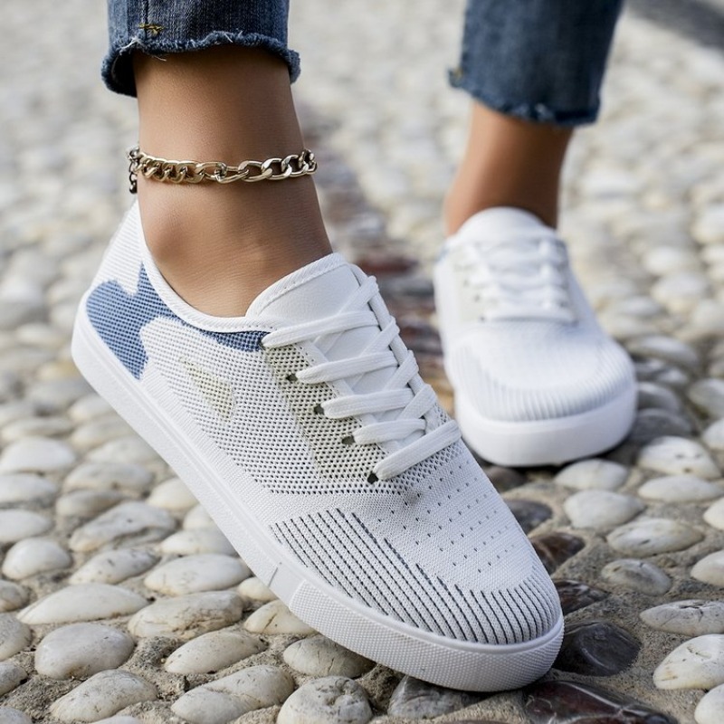 Women Casual Sneakers Woven Lo - Sewing Cotton ulasan dan harga