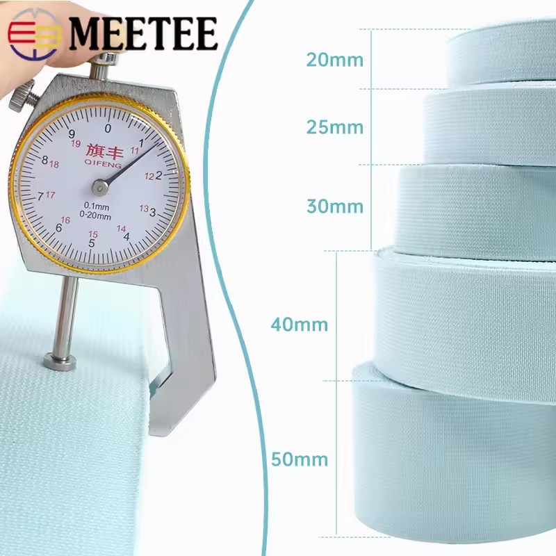 3/5Meters 20-50mm Flat Elastic - Binding Tape Bias ulasan dan harga