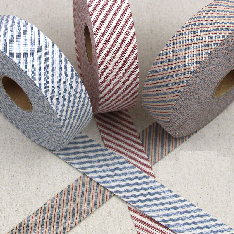 4cm *100cm Yarn-Dyed Bias Bind - Binding Tape Bias ulasan dan harga