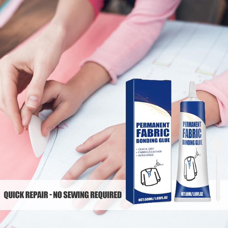 Clear Fabric Adhesive Glue Wat - Fabric Glue Bond ulasan dan harga