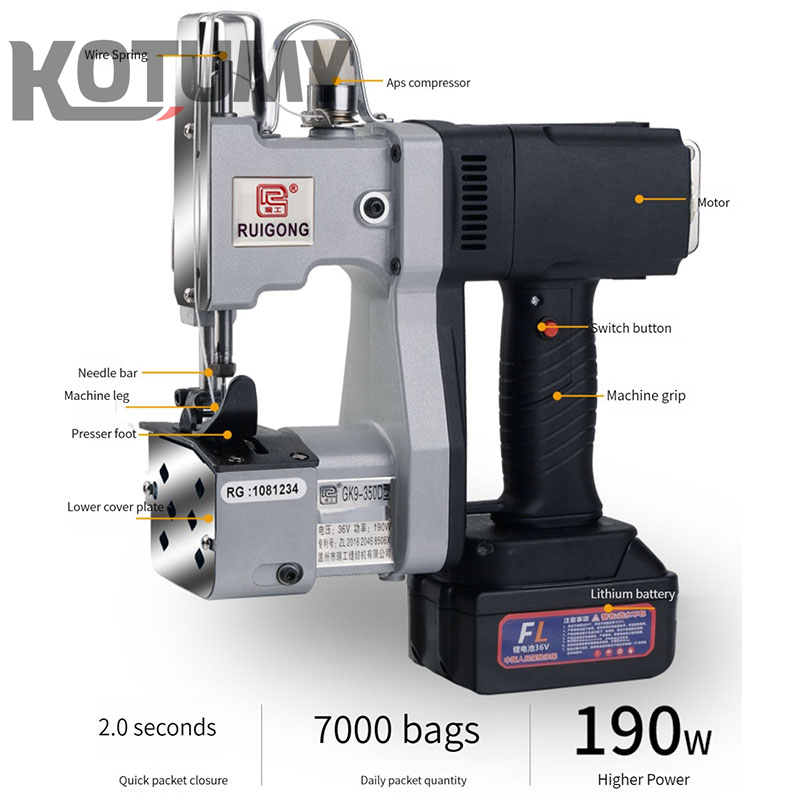 Wireless Charging Sewing Machi - Sewing Machine In Textile Industry ulasan dan harga