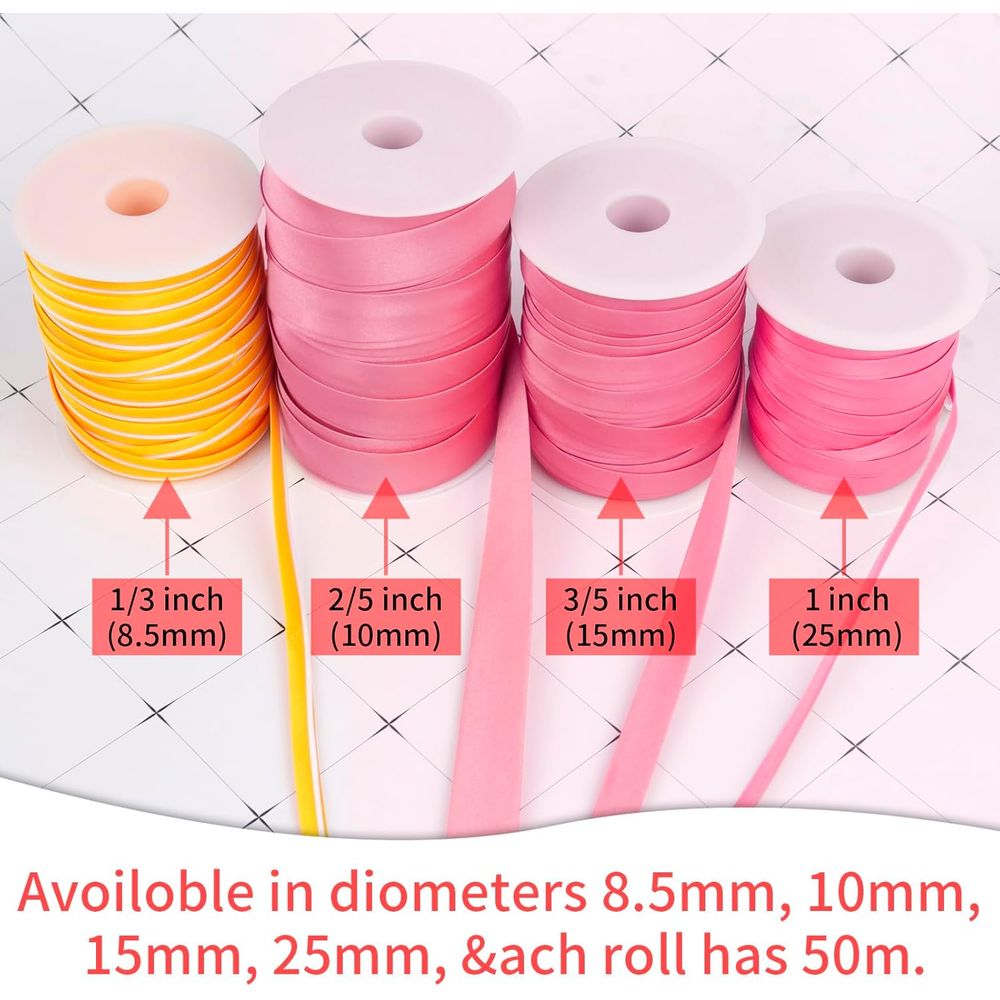 LEREATI Satin Bias Tape Double - Binding Tape Bias ulasan dan harga
