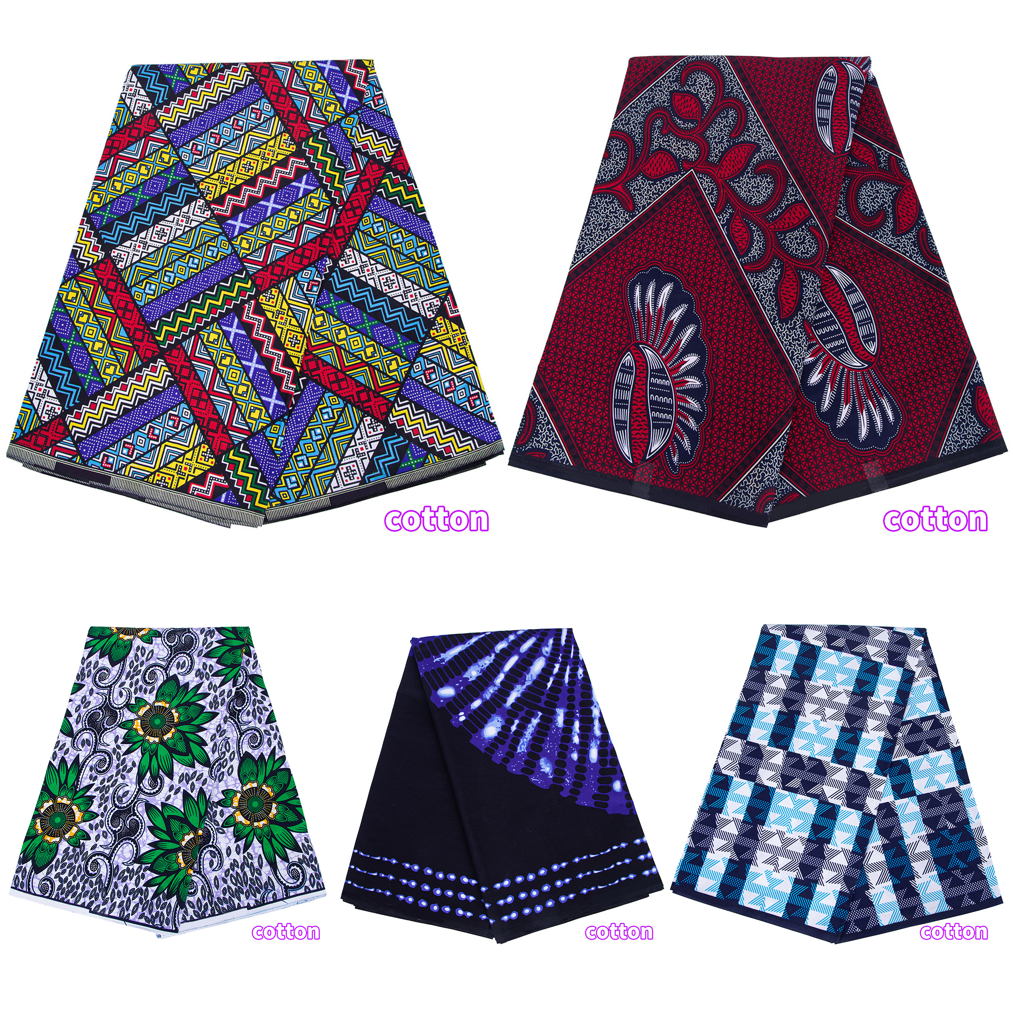 African Fabric Cotton Kente Cl - Sewing Batik ulasan dan harga