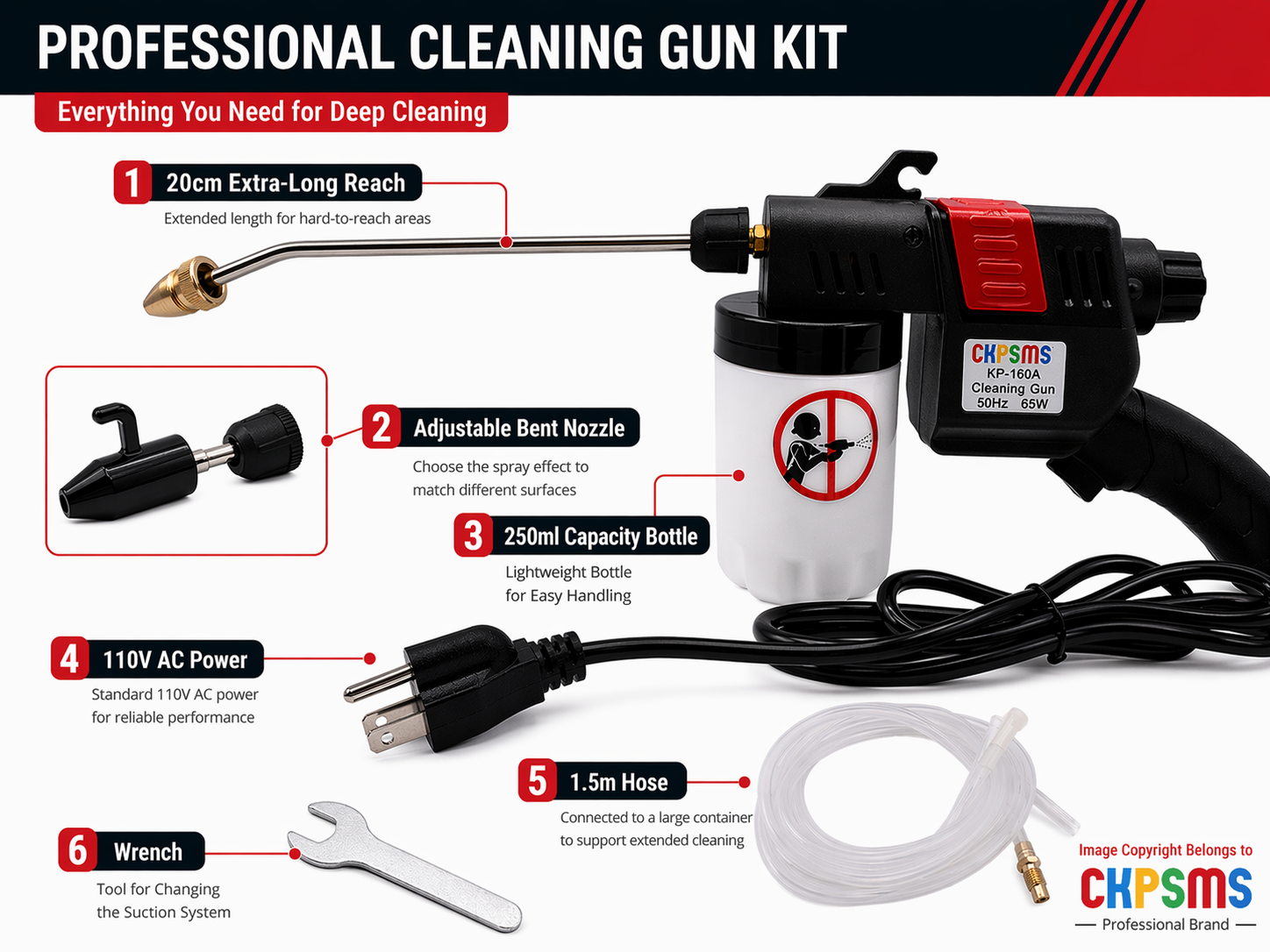 #KP-160A 110V Spot Cleaning Gu - Sewing Machine In Textile Industry ulasan dan harga