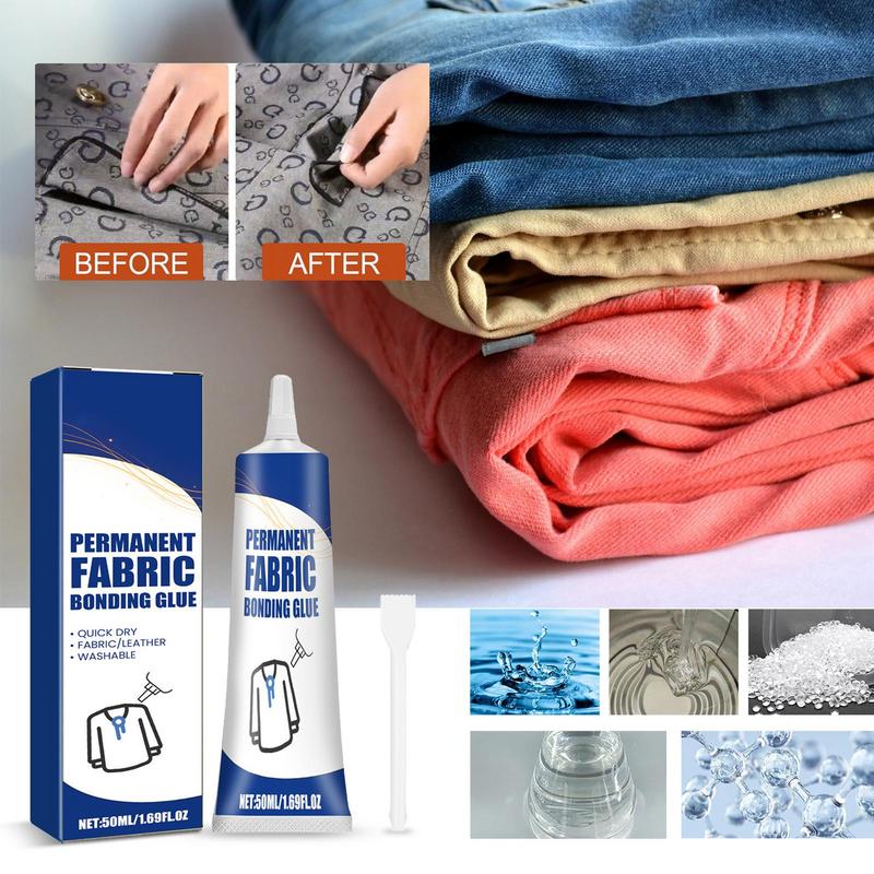 Clear Strong Adhesive Waterpro - Fabric Glue Bond ulasan dan harga
