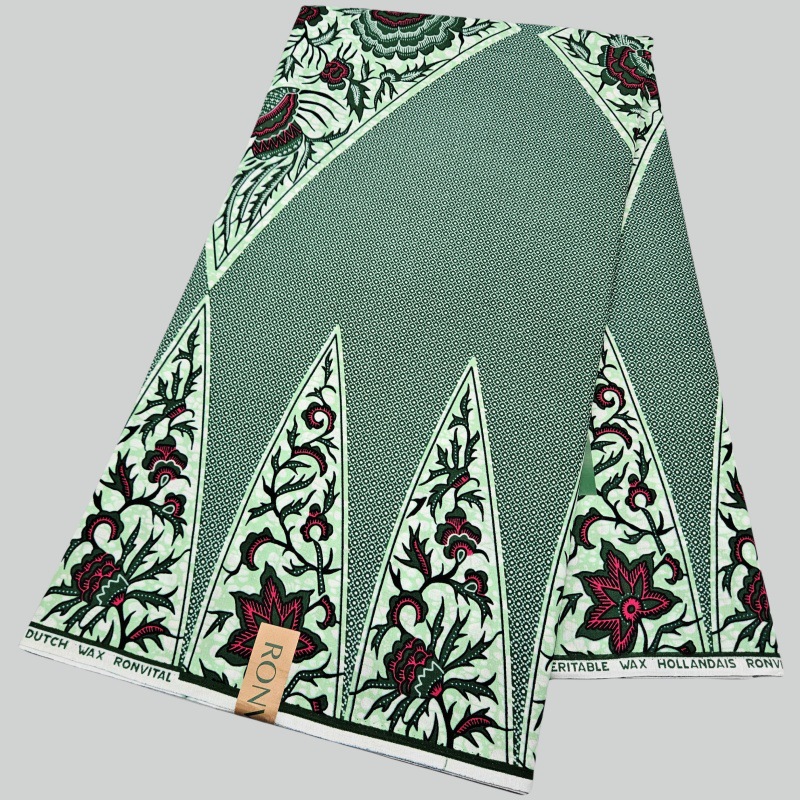 6Yards Long Printed Gray Green - Sewing Batik ulasan dan harga