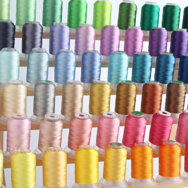 40W Polyester Embroidery Threa - Serger Thread Cone ulasan dan harga