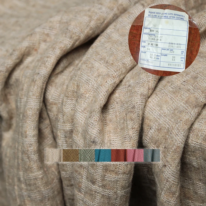 Redraspberry Japanese Plaid Kn - Sewing Tweed ulasan dan harga