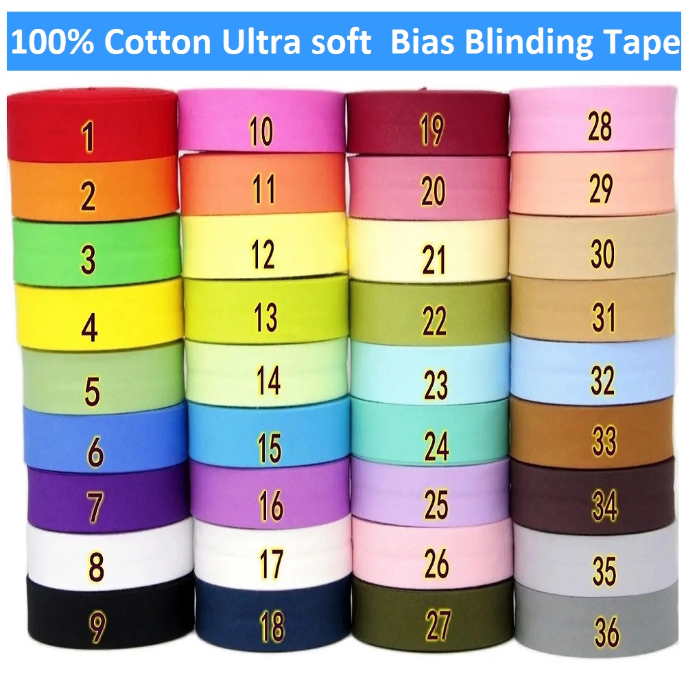 20mm Width Ultra Soft Bias Tap - Binding Tape Bias ulasan dan harga