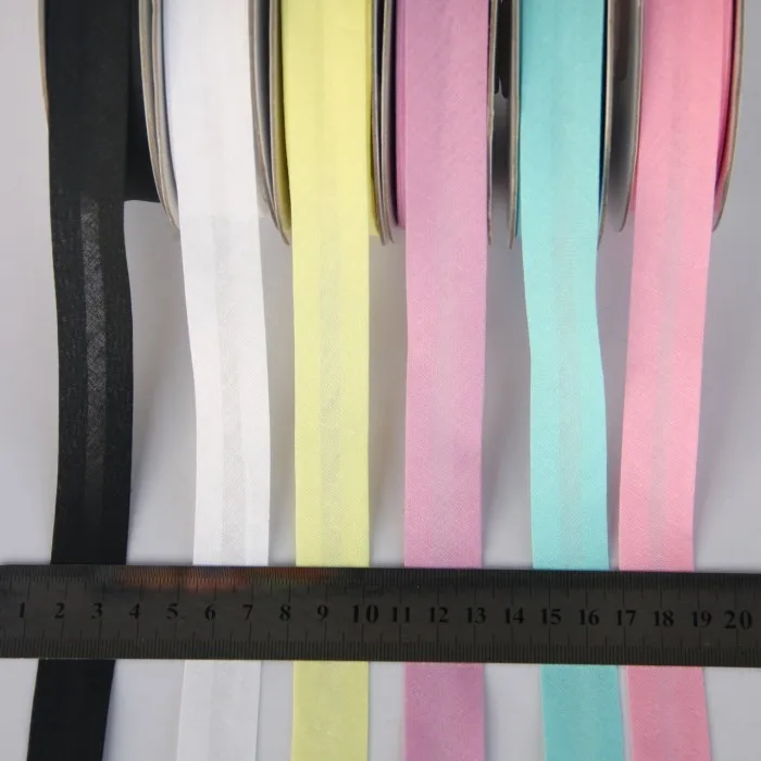 Cotton Bias Fold Tape Webbing  - Binding Tape Bias ulasan dan harga