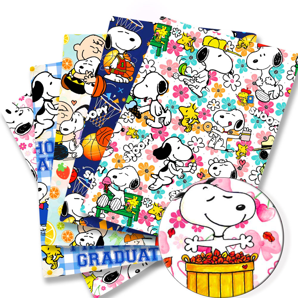 TAKARA TOMY Snoopy fabric140x5 - Sewing In Textile ulasan dan harga