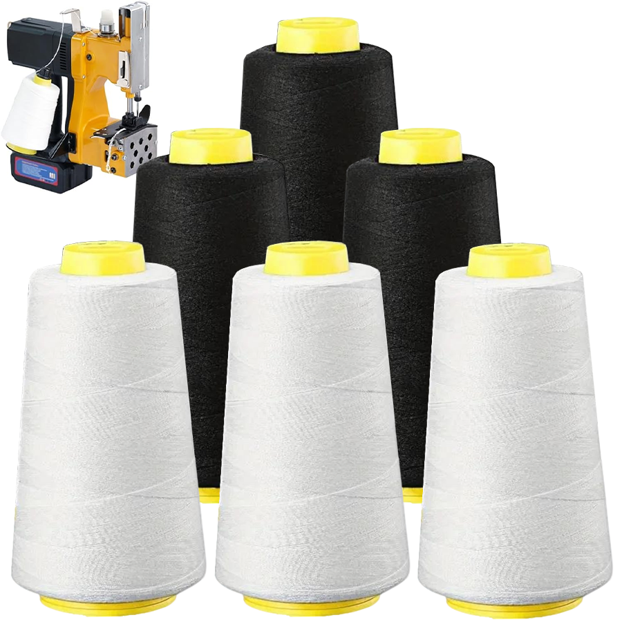 1-6Rolls 3000 Yard Each Serger - Serger Thread Cone ulasan dan harga