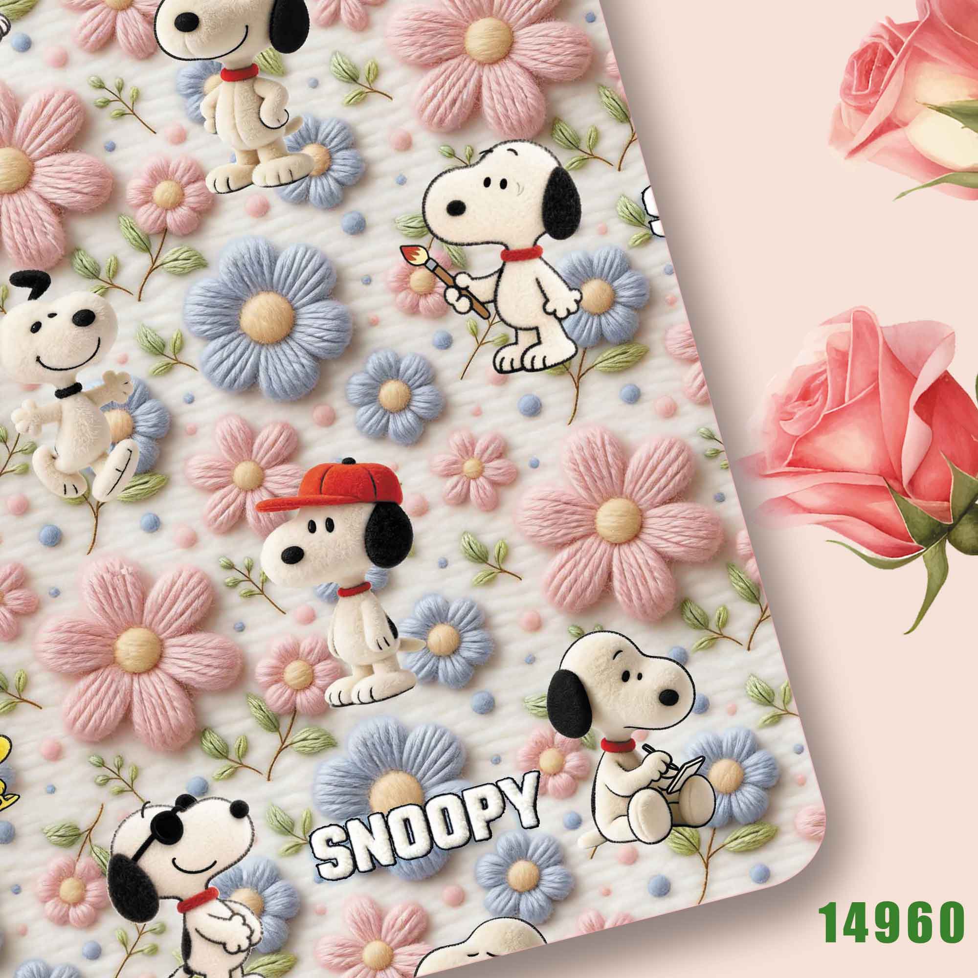 TAKARA TOMY Snoopy fabric140CM - Textile For Sewing ulasan dan harga
