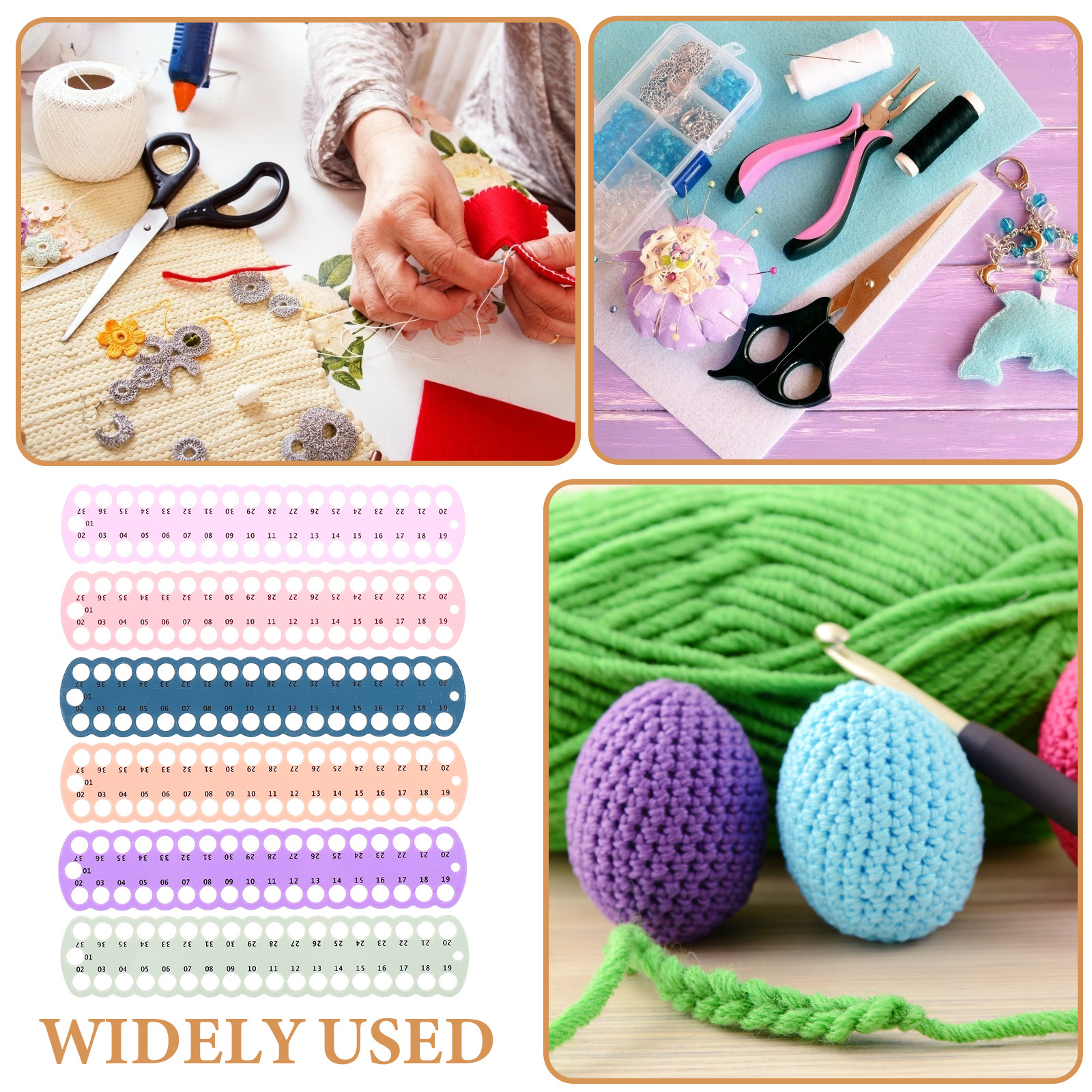 6Pcs Wear-Resistant Thread Hol - Embroidery Floss Thread ulasan dan harga