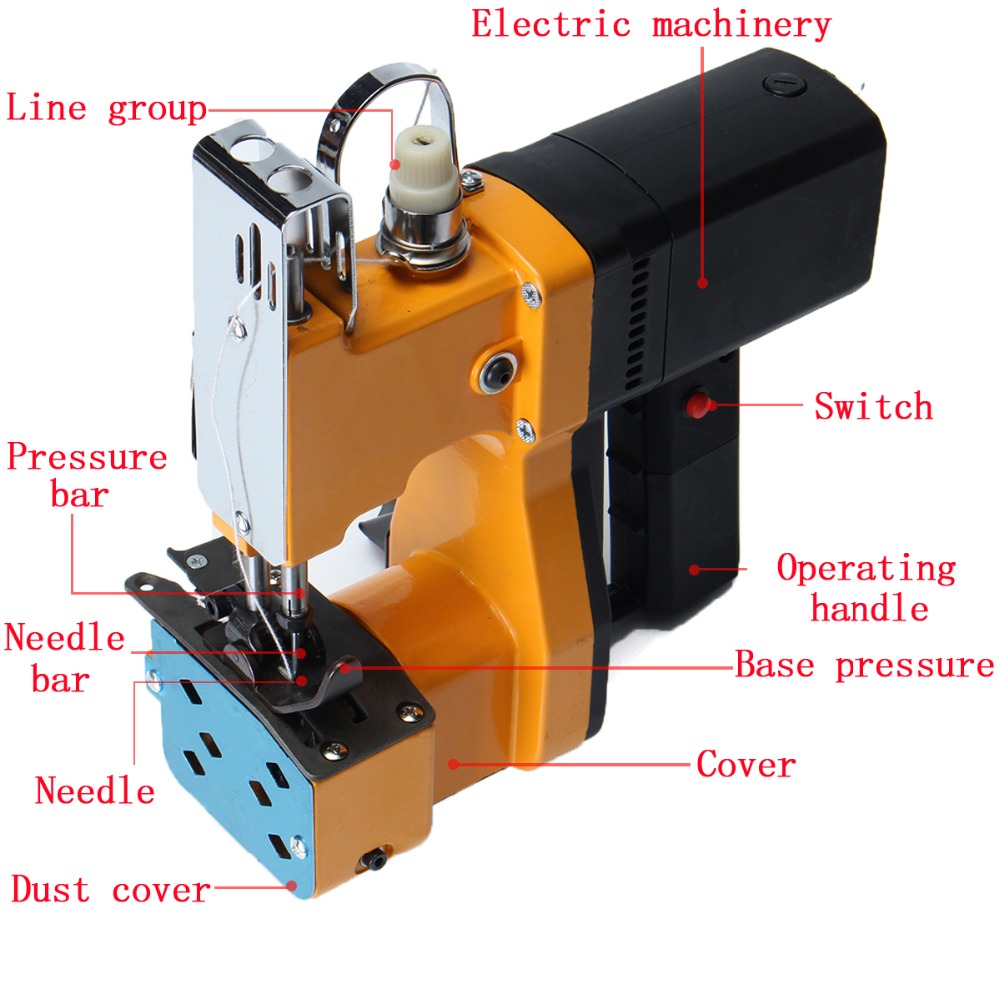 Electric Woven Bag Closing Mac - Sewing Machine For Textile ulasan dan harga
