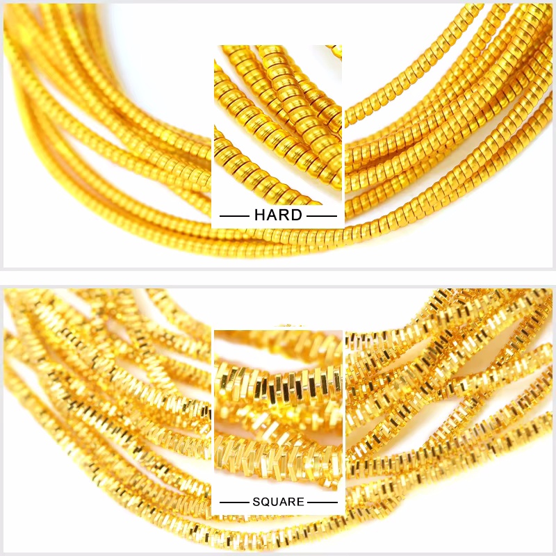 2.6M 1-1.5mm Bullion Wire Fren - Embroidery Floss Thread ulasan dan harga