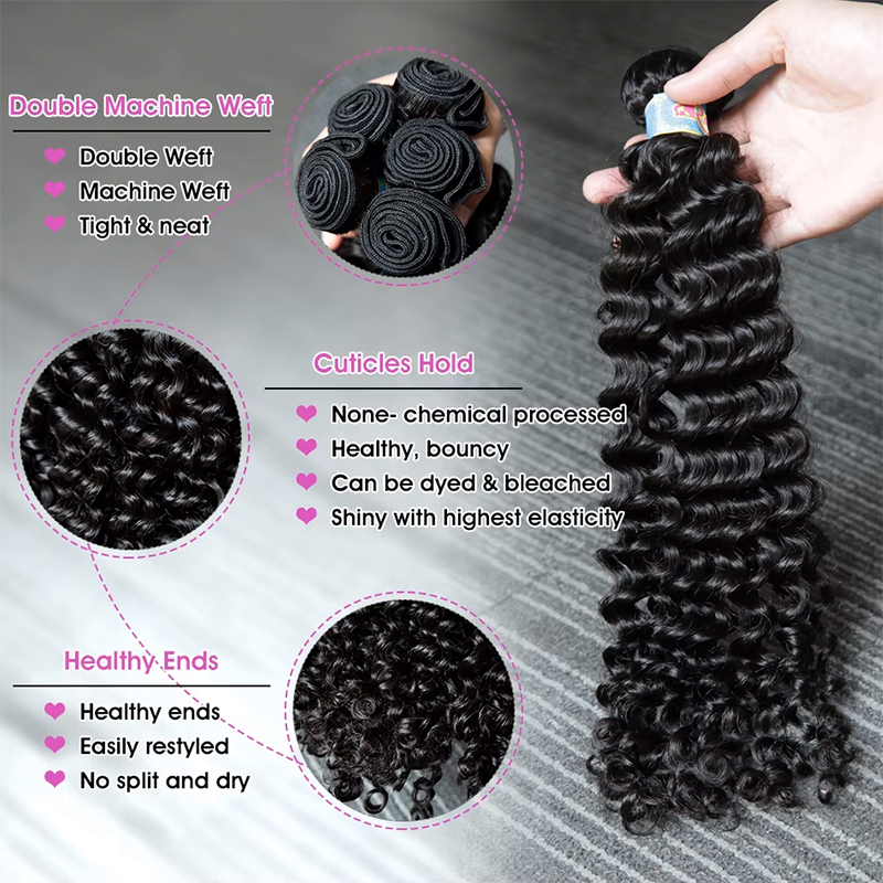 Real Human Hair Bundles Brazil - Sewing Lab ulasan dan harga