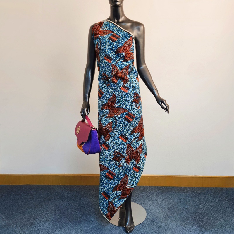 6Yards Long Cotton African Sty - Sewing Batik ulasan dan harga