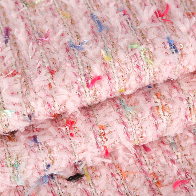 2024 New Fashion Pink Ribbon Y - Sewing Tweed ulasan dan harga