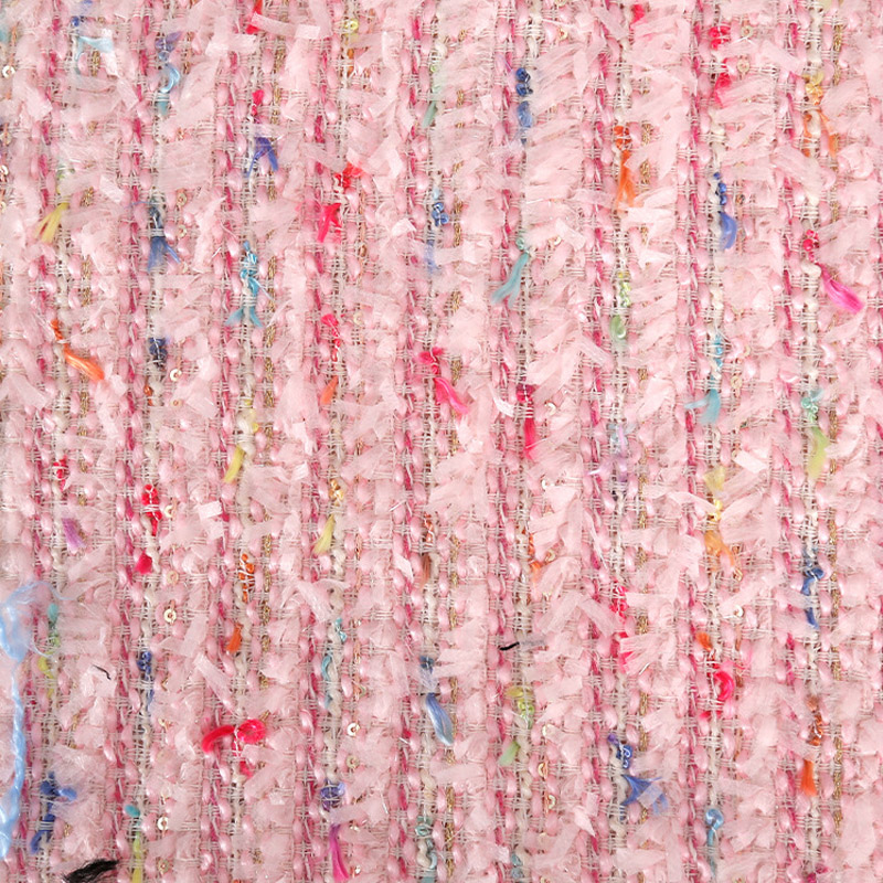 2024 New Fashion Pink Ribbon Y - Sewing Tweed ulasan dan harga