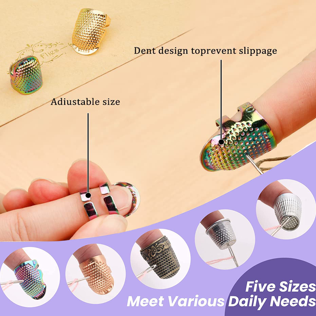 Hand-Working Sewing Thimble Me - Sewing Thimble Metal ulasan dan harga