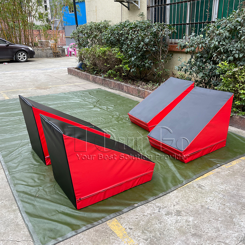 Gymnastics Folding Wedge Mat N - Gripper Foot Walking ulasan dan harga