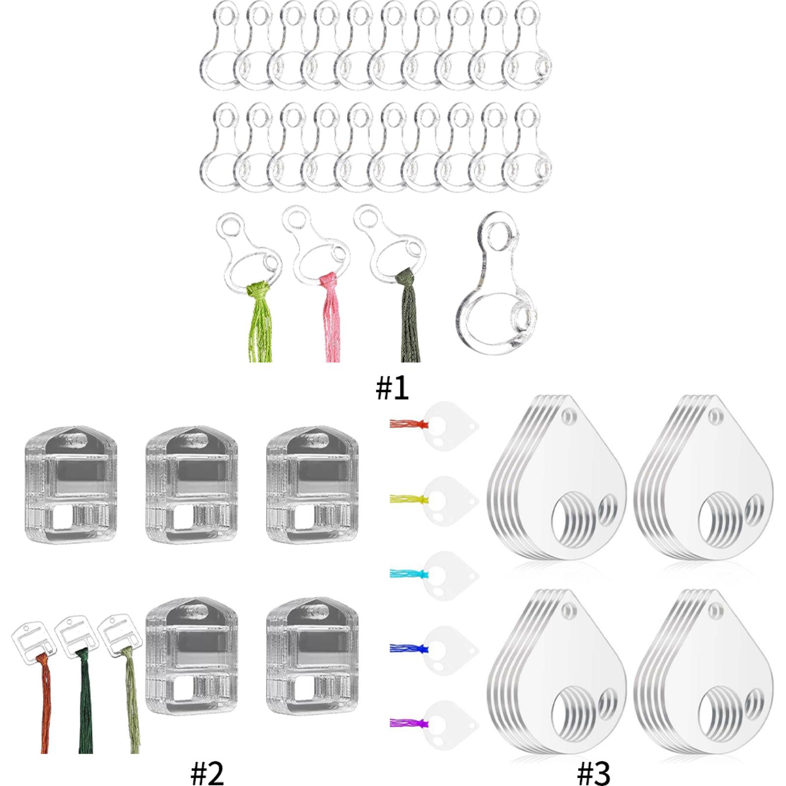 40Pcs Acrylic DIY Craft Embroi - Embroidery Floss Thread ulasan dan harga