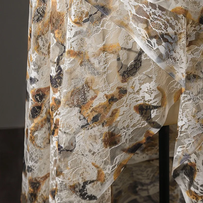 50Cm Retro French Lace Print C - Sewing Batik ulasan dan harga
