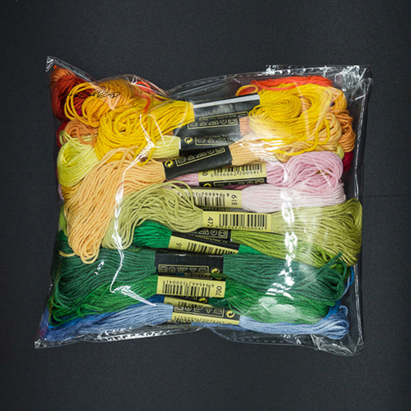 24/100/50 Multicolor Cross Sti - Embroidery Floss Thread ulasan dan harga