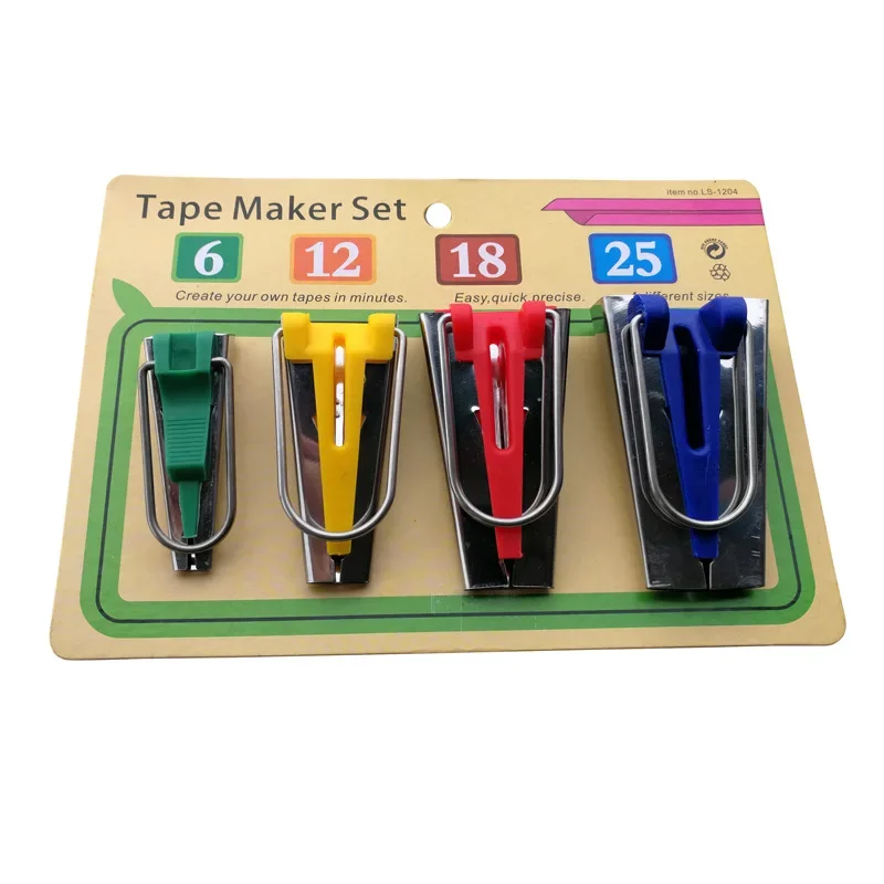 Set Of 4 Size Fabric Bias Tape - Binding Tape Bias ulasan dan harga