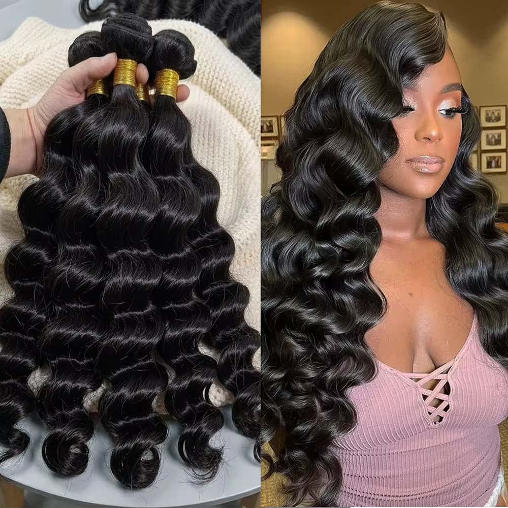 Raw Human Hair Bundles Brazili - Sewing Lab ulasan dan harga