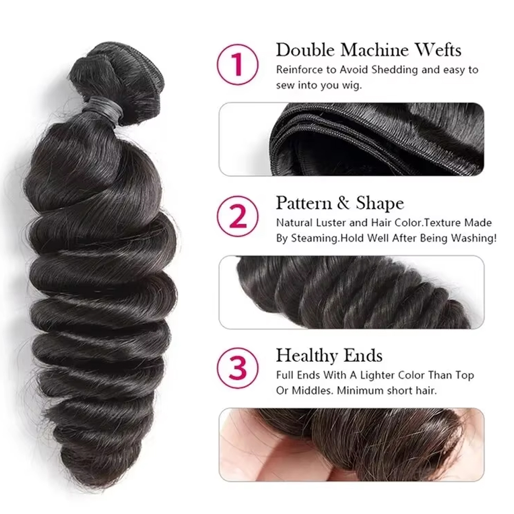 Raw Human Hair Bundles Brazili - Sewing Lab ulasan dan harga