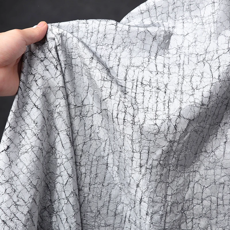 Vintage Gray Distressed Cracke - Sewing Fabric ulasan dan harga