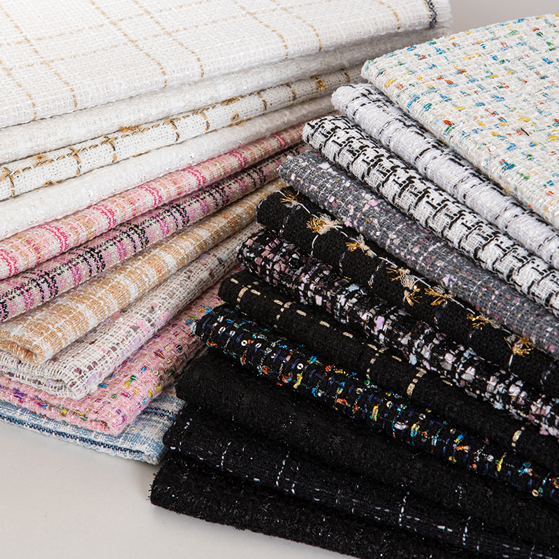 Women\'s Tweed Fabric Thickene - Sewing Tweed ulasan dan harga