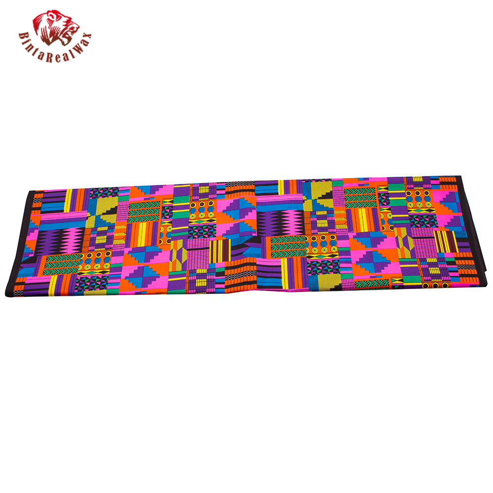 African Print Polyester Fabric - Sewing Batik ulasan dan harga