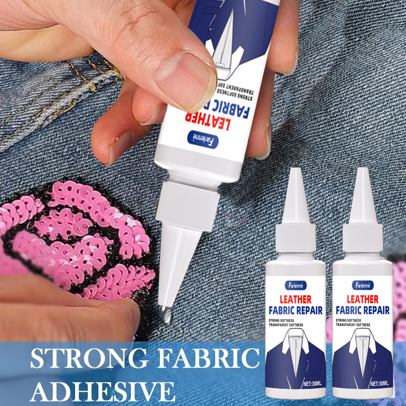 Flexible Clear Fabric Repair A - Fabric Glue Bond ulasan dan harga