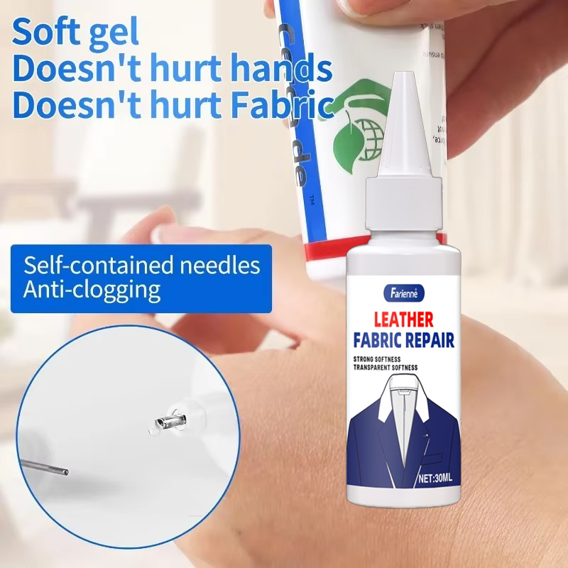 Flexible Clear Fabric Repair A - Fabric Glue Bond ulasan dan harga