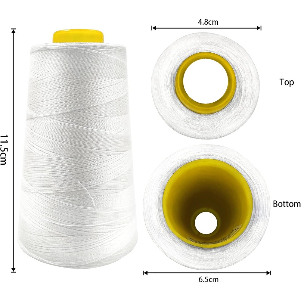 4 Cones of 3000 Yards Each Spo - Serger Thread Cone ulasan dan harga